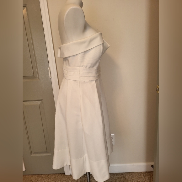 Eliza J One Shoulder Tucked Waist Dress(14) - Picture 4 of 9